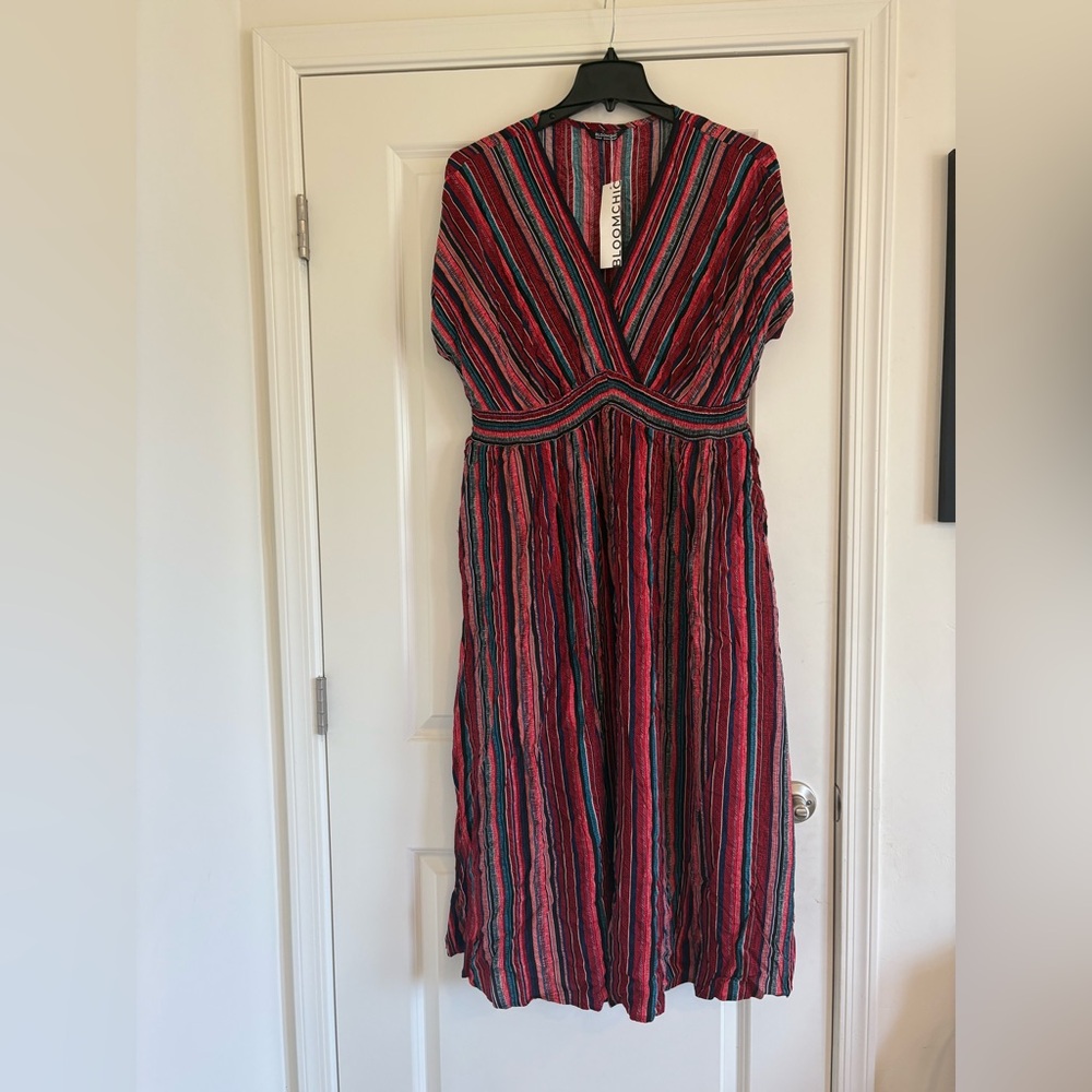 BloomChic Multicolor Striped Dress